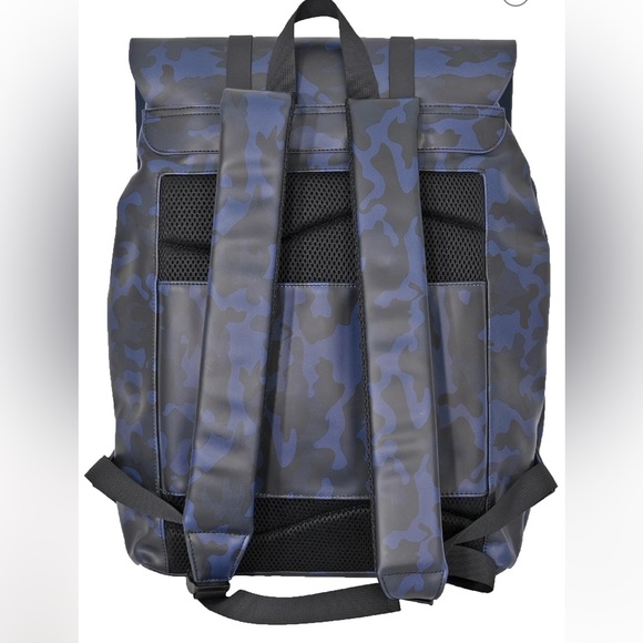 NEW🖤💙Duchamp Foldover Rubberized Backpack in Navy Camo - Picture 2 of 9